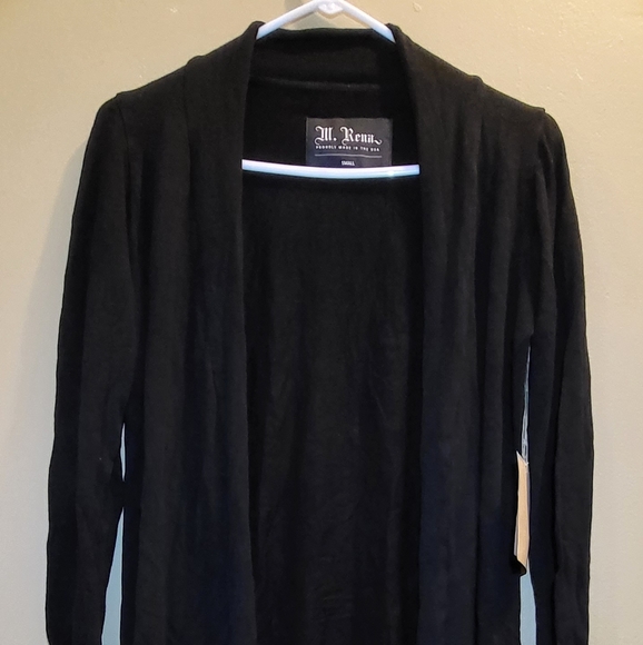 Unique Print Black Cardigan - Picture 1 of 4